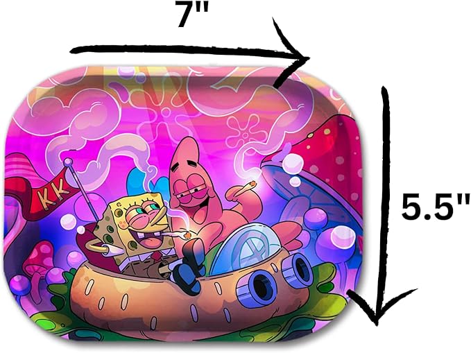 Cartoon Metal Rolling Tray