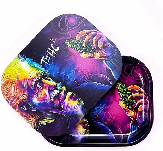 Metal Tray With Spill Proof Magnetic Lid