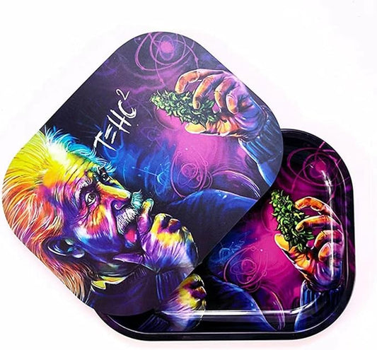 Metal Tray With Spill Proof Magnetic Lid
