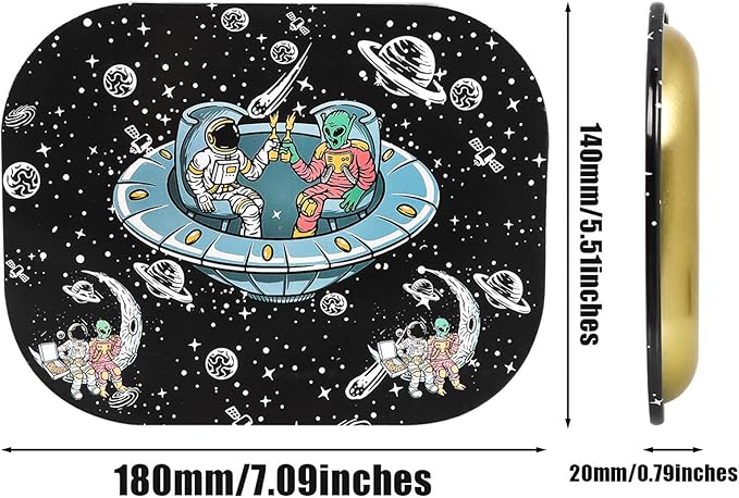 Metal Space Design Tray